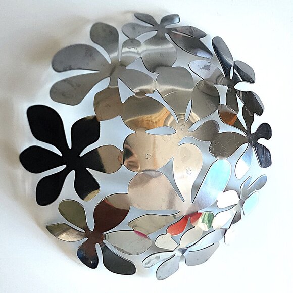 Ikea Stockholm silver metal fruit bowl - Picture 3 of 8